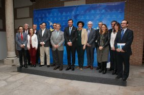 Foto de familia de los participantes en el proyecto.